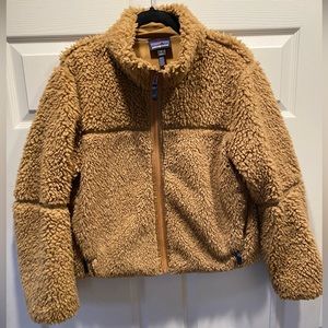 Women's Patagonia Lunar Dusk Fleece Jacket in Nest Brown - S Small